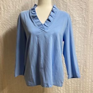 Baby blue Talbots top